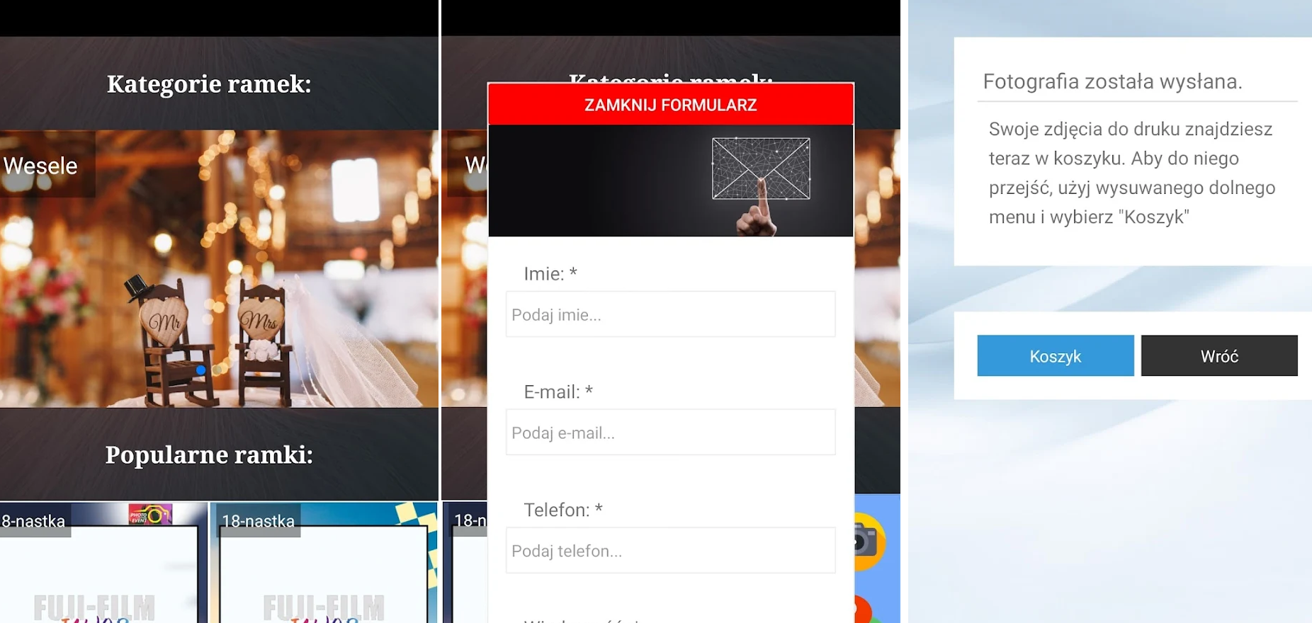 Erstellung von mobilen Anwendungen - Foto-Event - mobile Fotokabine